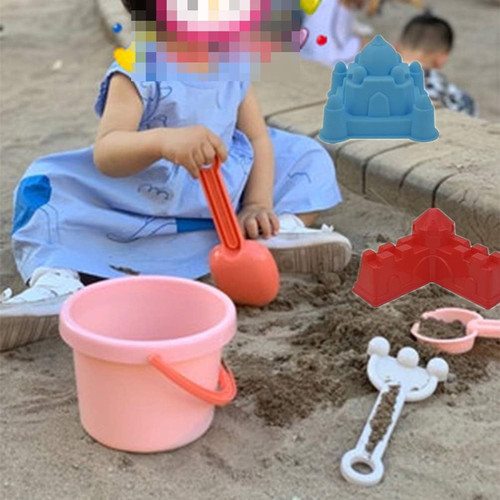 1 комплект, детский пляжный набор игрушек из песка, игрушка-замок из песка, набор строительных форм для детей, уличная игрушка