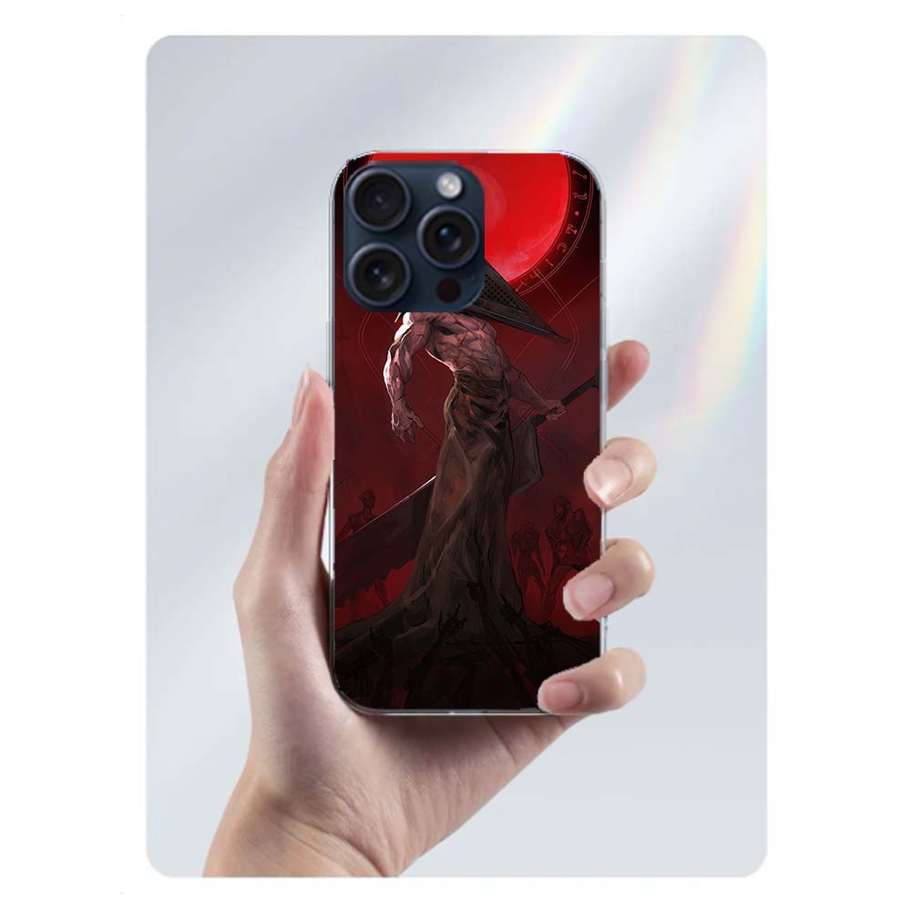 Игры S-Silent Hill Прозрачный чехол для телефона Для Iphone 17 Air 16 Pro Max 15 Pro 14 Plus 17E 16E 11 13 12 Mini Чехлы Fundas Cell T