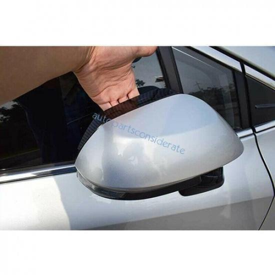 For Toyota Corolla 2020-24 Carbon Fiber Rear View Mirror Rain Eyebrow Frame Trim