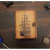 Sailing Ship Handmade Vintage Leather Journal Blank Spell Grimoir Book Of Shadow