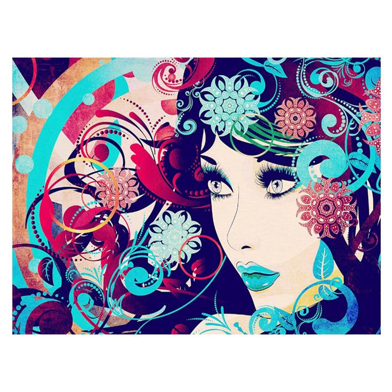 DIY алмазная живопись специальный женский набор для вышивки крестиком мозаика искусство алмазная живопись полный круг/квадратный алмаз украшение дома