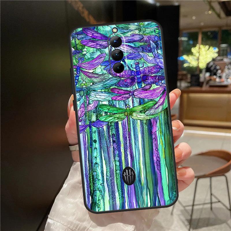 Dragonfly Phone Case For ZTE Nubia Red Magic 9 Pro Plus 6 7 8 Pro 6S 7S 8S Pro Plus 5G 5S 6R Cover