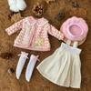Одежда для BJD кукол 30 см, масштаб 1/6, зимнее платье и милые аксессуары-шляпка для наряда в подарок девочке