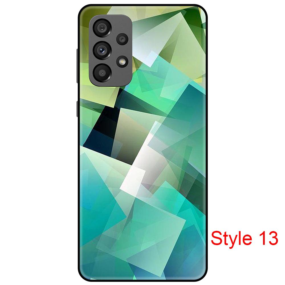 Модный черный мягкий чехол, совместимый с Samsung Galaxy A73, гибкий противоударный бампер из ТПУ с розовым цветком, черный чехол для Galaxy A73