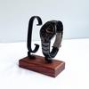 Деревянный C-образный держатель для часов, органайзер для ювелирных изделий, подставка для браслетов, колец, серег, подставка для часов из массива дерева