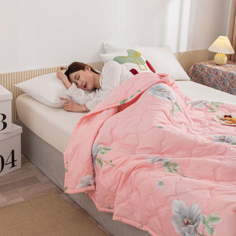 Летнее тонкое стеганое одеяло с мультяшным принтом, детское покрывало, кондиционер, одеяло, одноместное, двуспальное, размер Queen King Size
