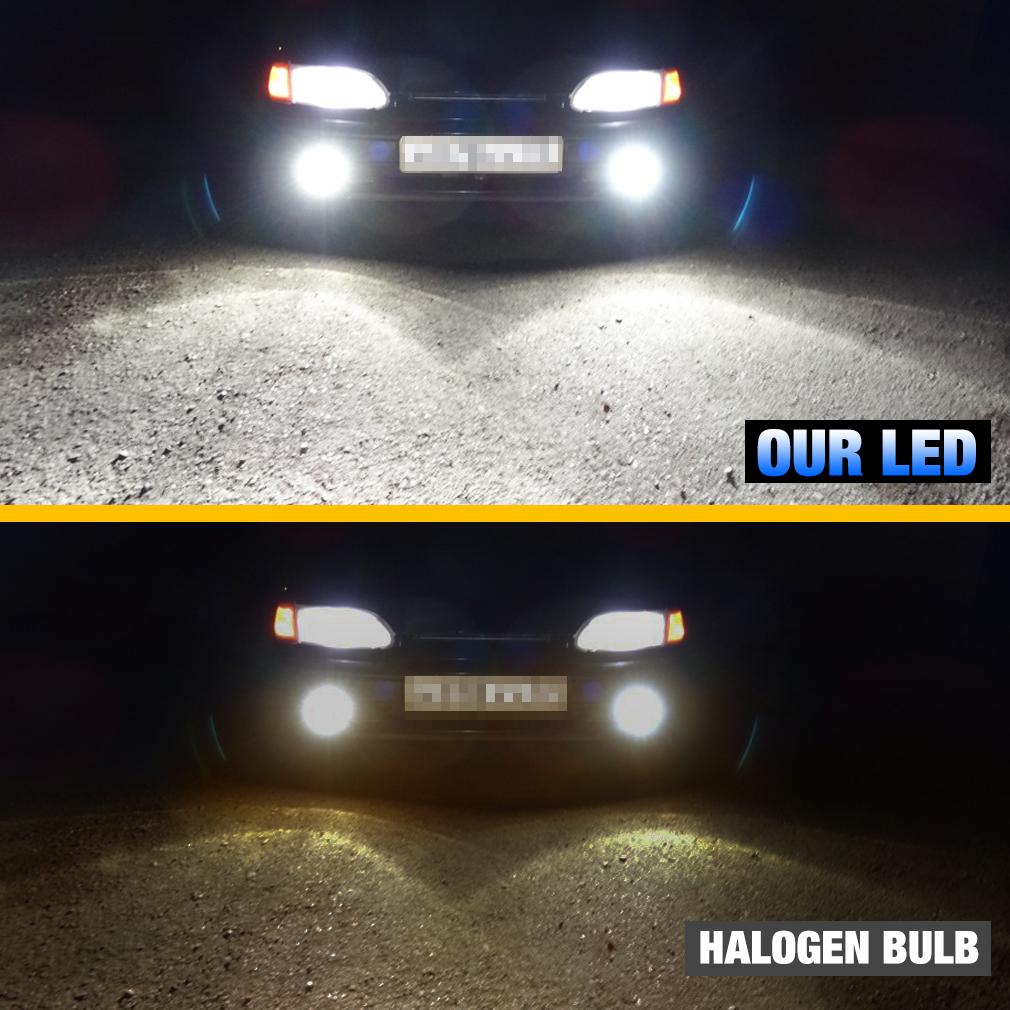 2 шт. Canbus H11 H8 светодиодные противотуманные фары 9006 HB4 9005 HB3 светодиодные медные трубки 16-ядерные чипы CSP автомобильные дневные ходовые огни 30 Вт 20000 лм автоматические дневные ходовые огни