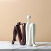 Nordic Minimalist Ceramic Sculpture Abstract Humanoid Figurine Ornaments Home Decoration Creative Desktop Ornaments Unique Gift