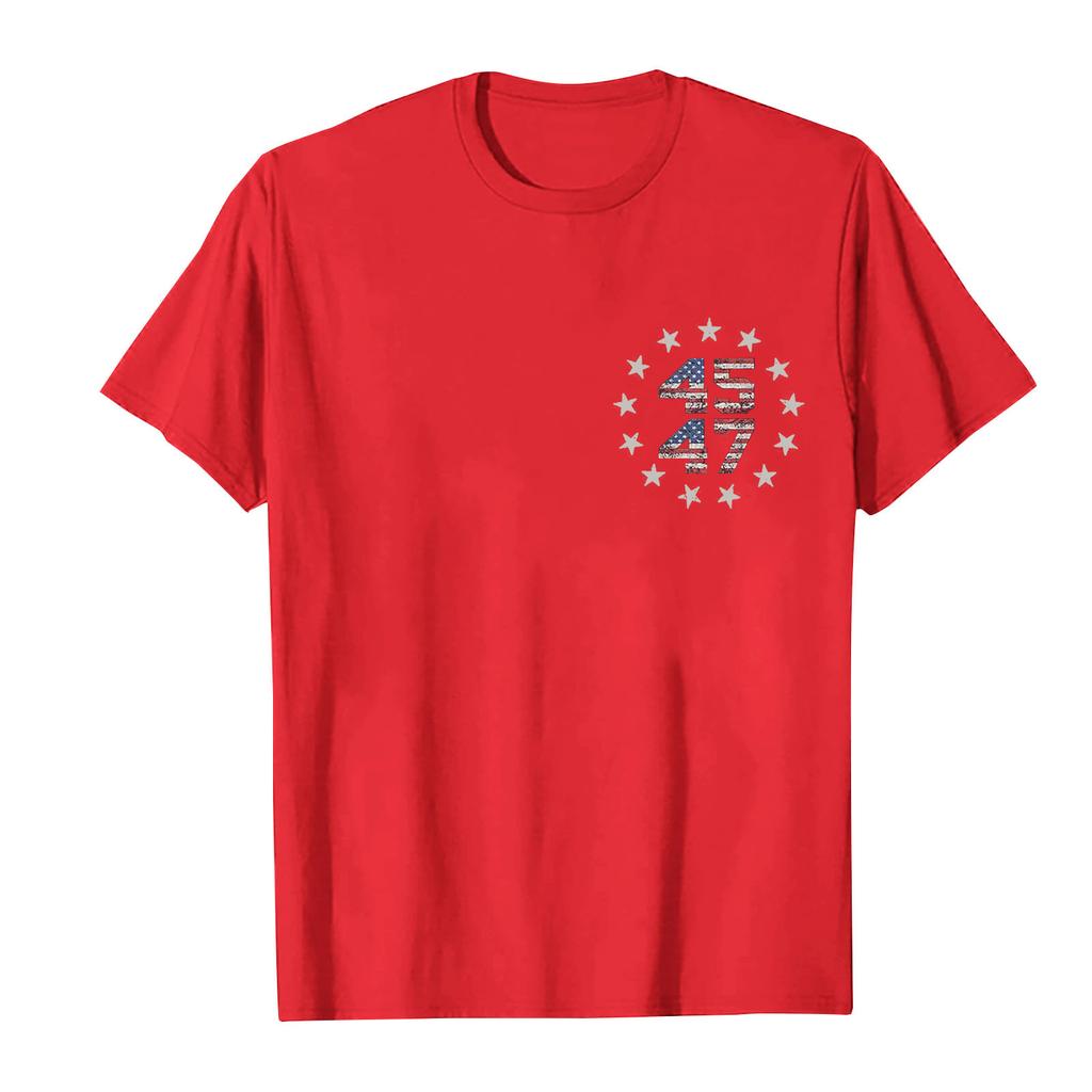 Unisex Vintage American Flag Tshirt Casual Tee Tops Todos Os Taunisexhos Xs3xl Vero Elegante Tops Presidente 45 47 2024