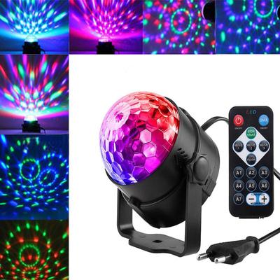 3W LED RGB вращающийся волшебный шар свет сценический свет проецирующий светильник для дискотечной вечеринки, фестиваля свадьбы