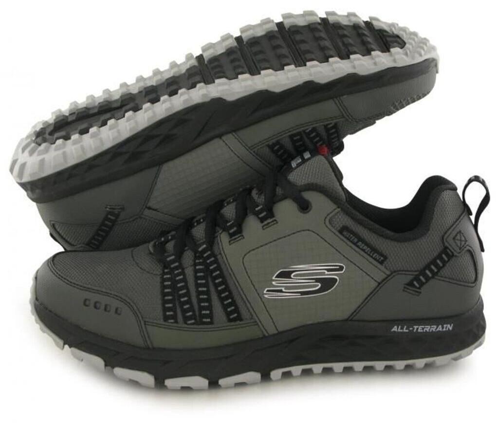 Кроссовки Skechers Escape Plan черный кожаный/угольный