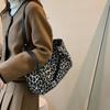 Yogodlns Новые модные сумки-тоут, холщовые сумки для покупок и путешествий, женские популярные сумки, леопардовые сумки на плечо большой вместимости