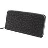Inden Long Bundle Round Black X Black Dragonfly Pattern [Indenya] Wallet, Wallet, Y, Zipper, Deerskin, Lacquer, 2111-01-008