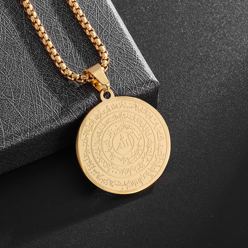 Изысканный кулон «Рука Фатимы» из нержавеющей стали, ожерелье, религиозный молитвенный амулет, ювелирное изделие, подарок для мужчин и женщин