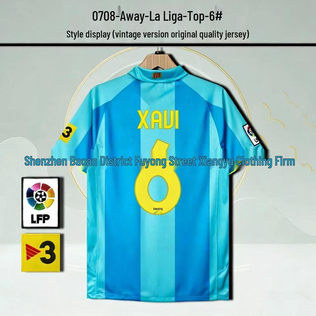 Барселона Ретро Нет. 10 Месси и Нет. 9-й памятный джерси Роналду