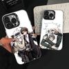 Чехол для телефона Нагито Хаджиме Комахина для iPhone 15,16,12,14,13,17,11,E,Pro,Max,Plus,Air,Mini Черный ТПУ Чехол