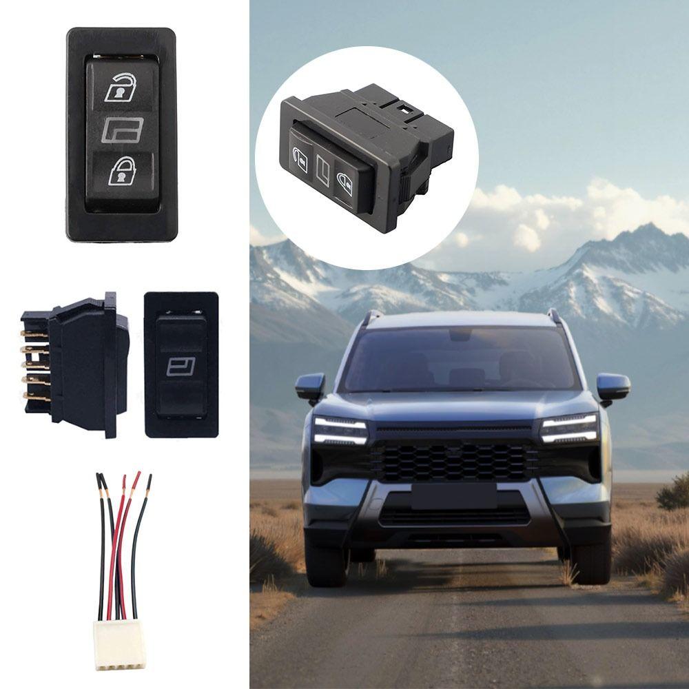 12V20A Door Glass Control 5 Pins Glass Lifter Control Button Car Door Power Switch Car Interior