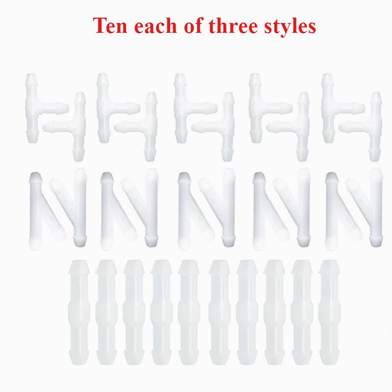 Т/У/И 3 типа автомобильных форсунок омывателя лобового стекла Шланг Соединитель водяной трубки Соединитель трубки распылителя стеклоочистителя Аксессуары для стеклоочистителей