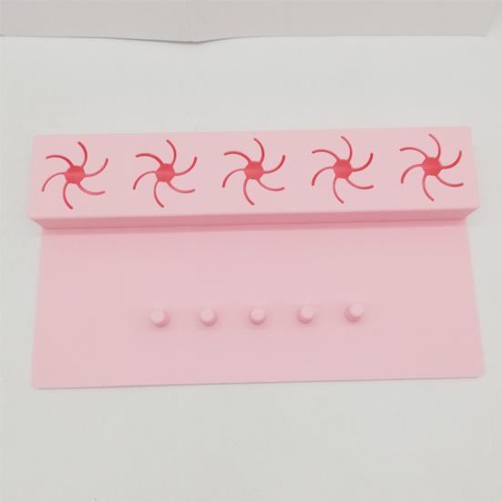 Silicone Nail Polish Holder Stand Anti-Spill Organizer 5 Slot 2 In 1 Nails Art Accessories Manicure Hand Rest Work Station for Manicure Pedicure