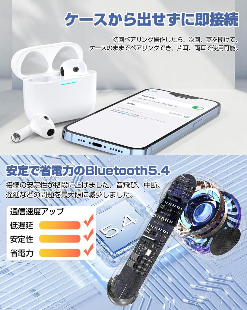 Advanced Wireless Earphones ENC Deep Bass