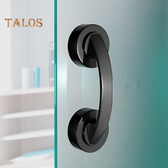 Glass Door Handle 10kg Load-capacity Secure Grip Simple Installation Universal Suction Cup Bathroom Sliding Door Handle