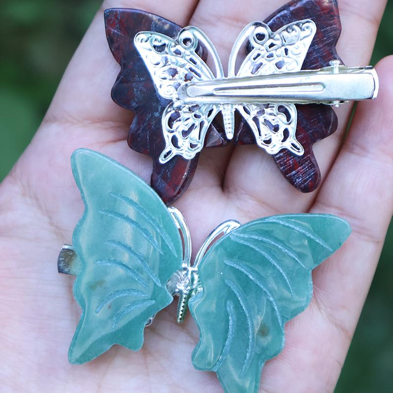 Crystal Butterfly Hairpin, Hair Accessory, Romantic Gifts for Christmas and Halloween