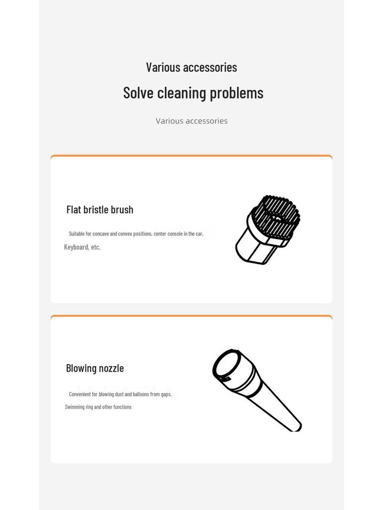Беспроводной мини-ручной автомобильный пылесос с высокой мощностью всасывания