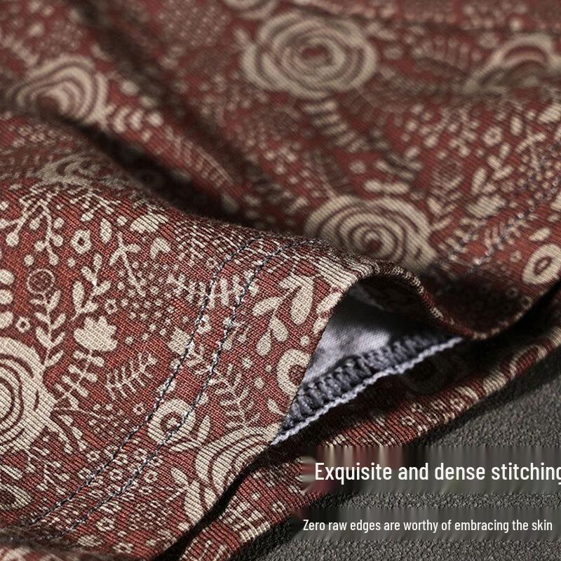 Мужское классическое антибактериальное нижнее белье из модала с хлопком, 3 штуки