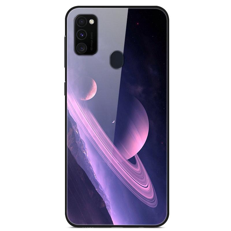 Popular Case For Samsung Galaxy M31 Case Tempered Glass Back Cover Case For Samsung M30s A21s M21 M31s A71 A51 Case Funda Coque