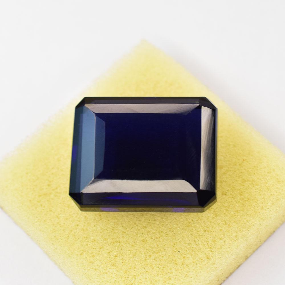 Natural Purple Amethyst Loose Gemstone 71.05 ct Emerald Cut for Jewelry Making and Gem Collections