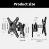 Tv Wall Mount Wall Hanging Rotate TV Arm LCD Screen Wall-Mounted Bracket Screen Stand Quiet 10KG Load