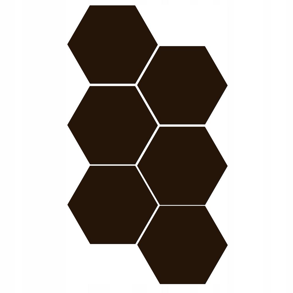 Black hexagon plywood 1 PCS Hexagon wall panel for a child's room