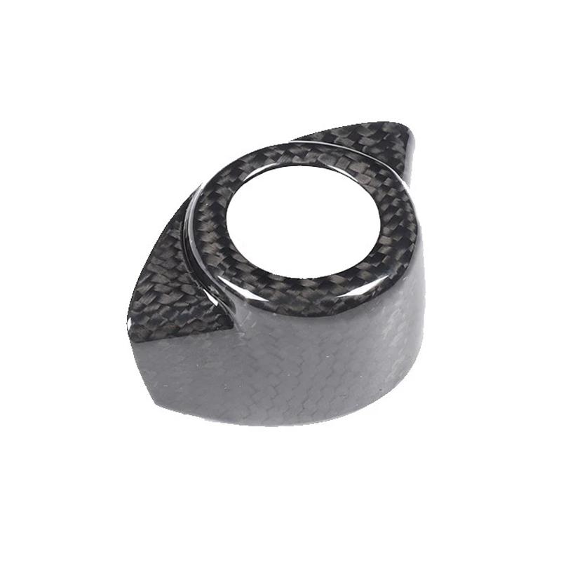 Real Dry Carbon Fiber For Alfa Romeo Giulia Stelvio Tonale 2016-2025 Car Engine Start Button Decoration Modification Accessories