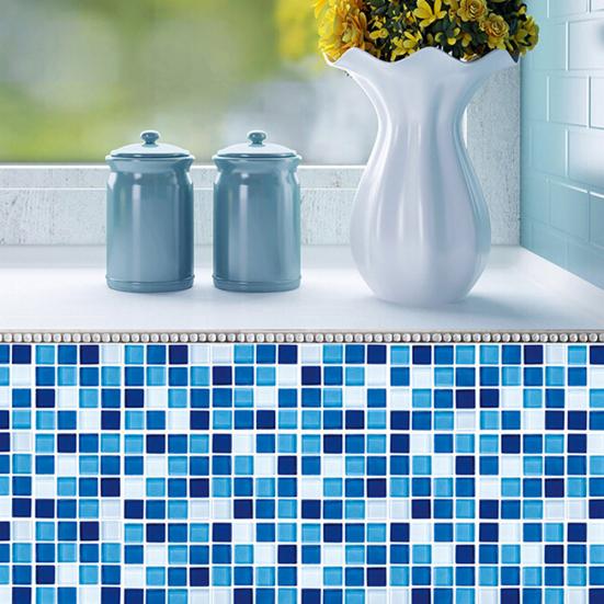 15шт 3D наклейка водонепроницаемая мозаика настенная анти-масло кухня ванная комната DIY декор