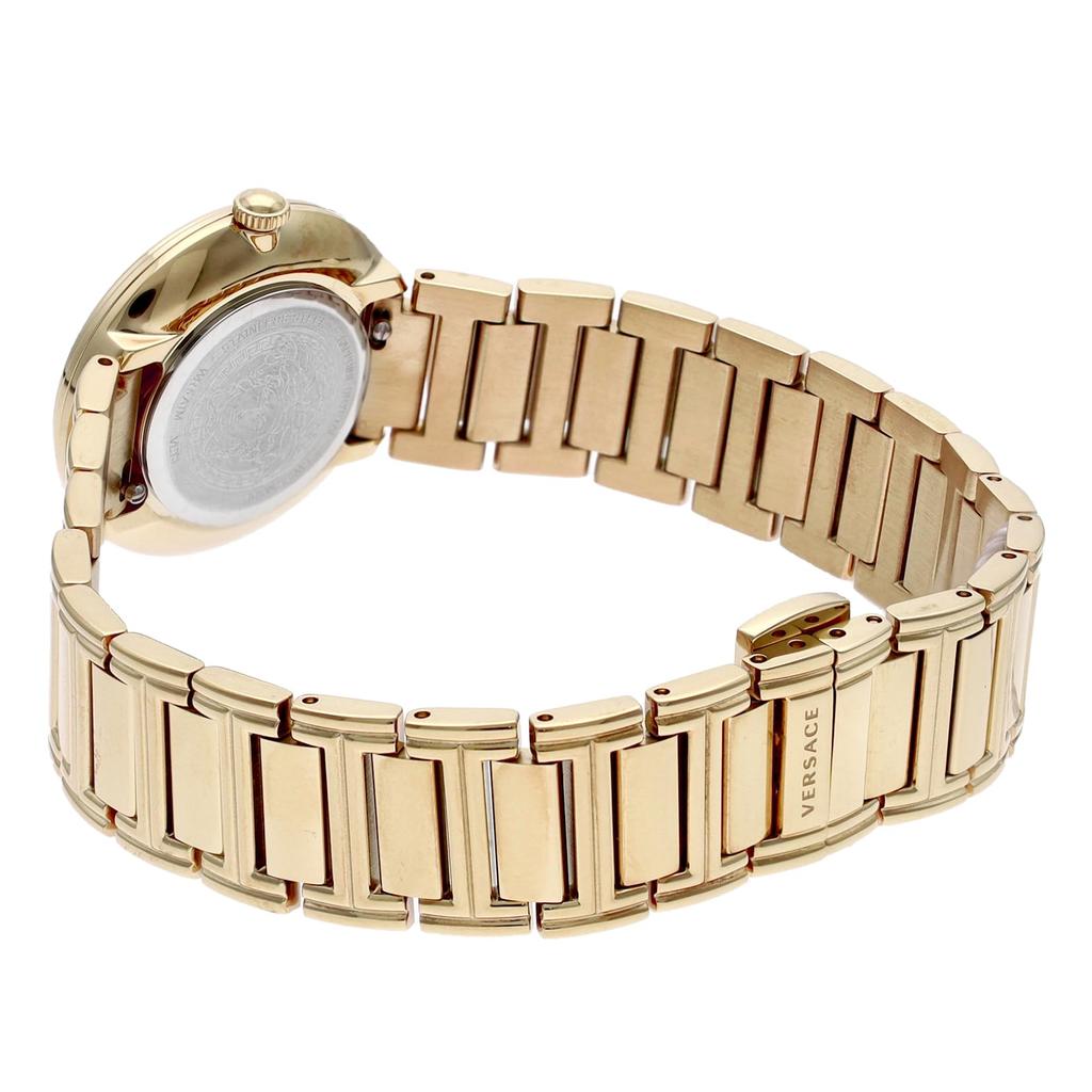 Watch Virtus Mini Venus Mini Black Dial Stainless Steel Sapphire Glass Quartz 28MM Swiss Watch VET300921 Gold [Versace] Women's [Item]