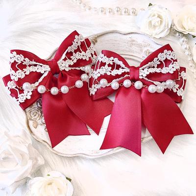 Набор из 2 заколок для волос Lolita Yume Kawaii Gothic Lolita Hair Clip Hairpin Hairpin Accessories vol.5 [Предмет]