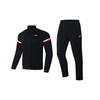 Li Ning Badminton Series Cardigan Sports Hoodie Set Men Hoodies Black AWET009-1