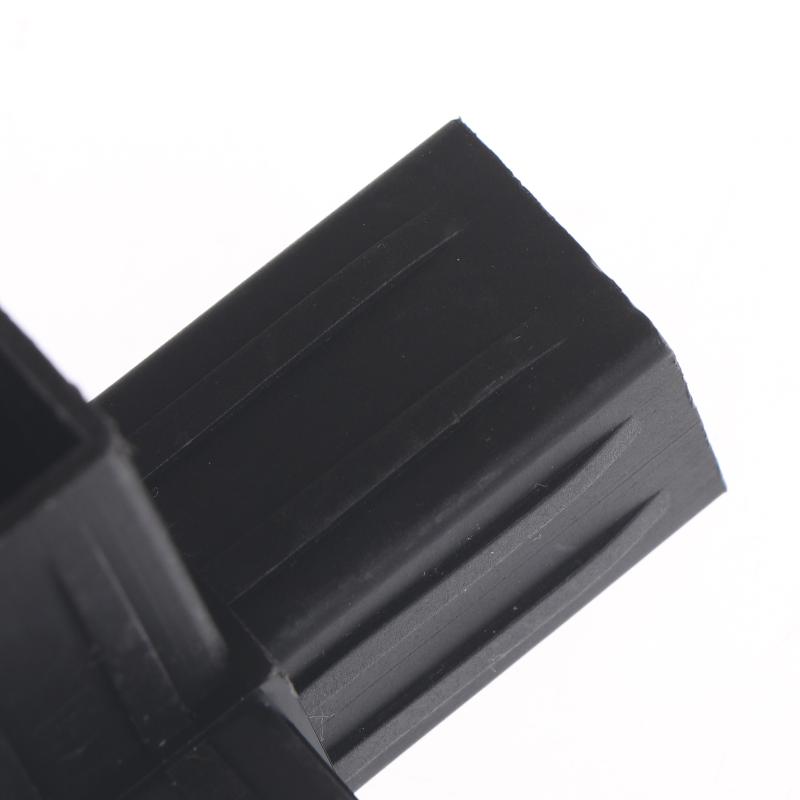 2/6/8/10/20Pcs Hexagonal 6 Through Plastic Fittings Abs Plastic Angle 22Mm Cross Square Pipe Fittings Pipe Angle Code