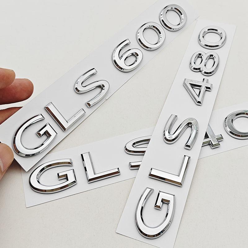 For Mercedes Benz GLS Class GLS400 GLS480 GLS600 Trunk Letter Emblem Badge Logo Car Styling Sticker Accessories Replacement AR1