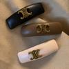 Arc de Triomphe BB clip PU leather edge clip 2025 summer hairpin hair accessories