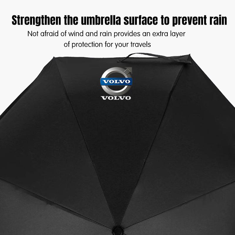 Windproof Double Layer Resistant Umbrella Fully Automatic Rain For Volvo XC60 V40 V50 V60 S60 XC90 XC40 S40 XC70 C30 C70 C40 S70