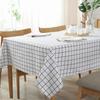 Small Fresh Checkered Tablecloth Household Dining Table Coffee Desk Mat Rectangular Dustproof Decorative Background Tablecover