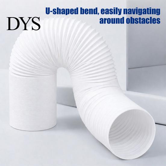 Heat Resistant Air Conditioner Hose Portable Exhaust Hose, 5.9 Inch Diameter Universal Replacement Duct High Temperature for Mobile AC Unit,