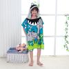 For Boys Girls Swimming Changing Towel Robe Bathrobe Hooded Hooded Poncho Towel Cloak Towel