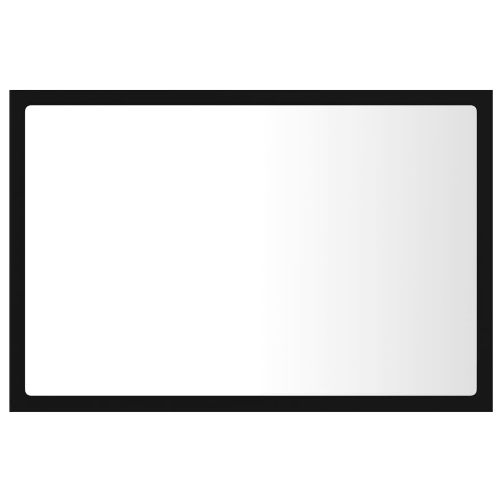 Badezimmerspiegel mit LED, wandmontierter Badezimmerpiegel, 60x8,5x37cm