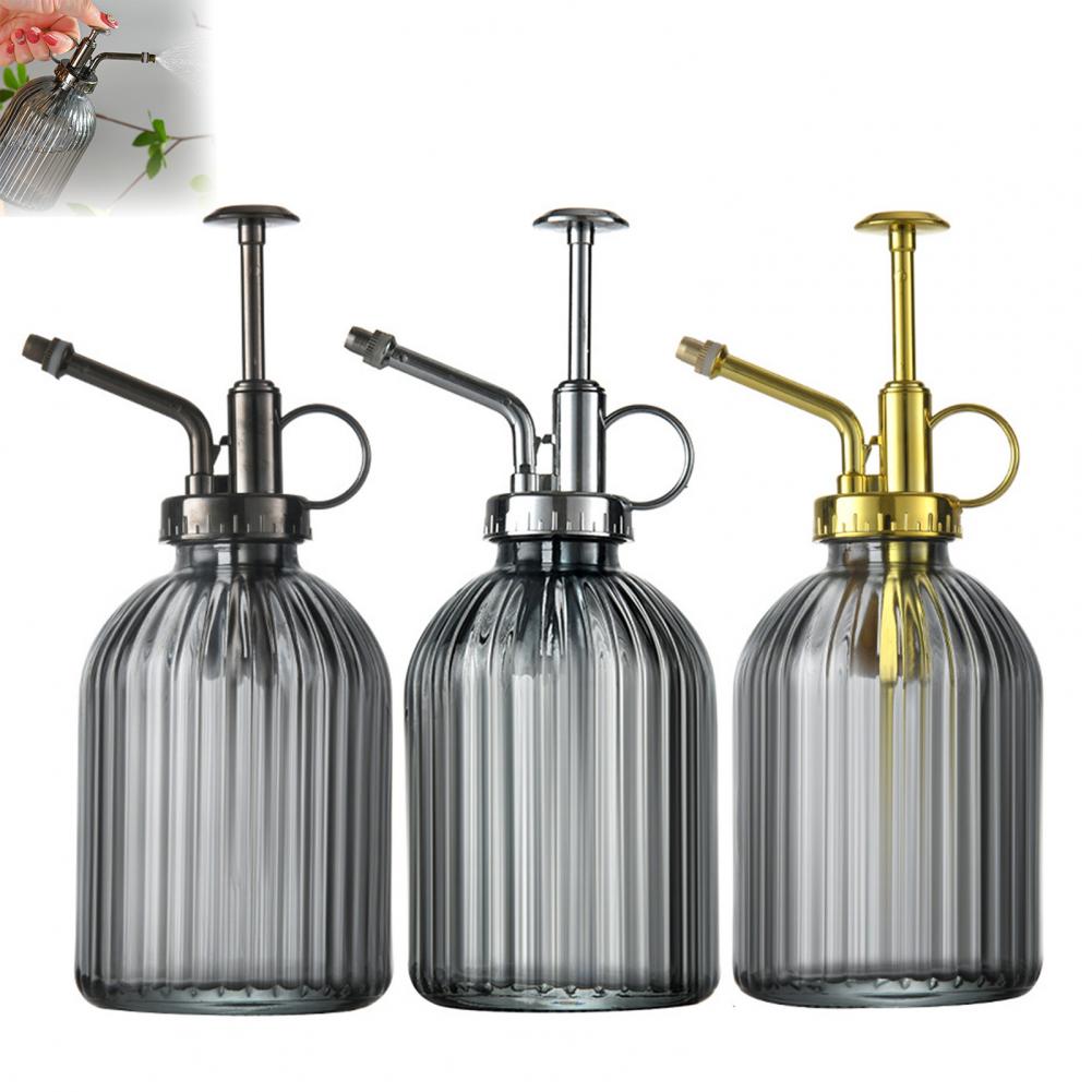 Garden Watering Plant Waterer Spray Bottle Glass Water Spray Bottle for Plants Hand Pressure Indoor Garden Mister Small Flower