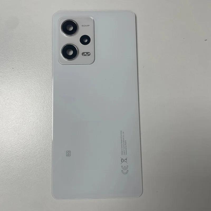 Для Redmi Note 12 Pro 5G 22101316 C 22101316 I Стеклянная задняя крышка корпуса Задняя панель корпуса Замена Чехол С линзой