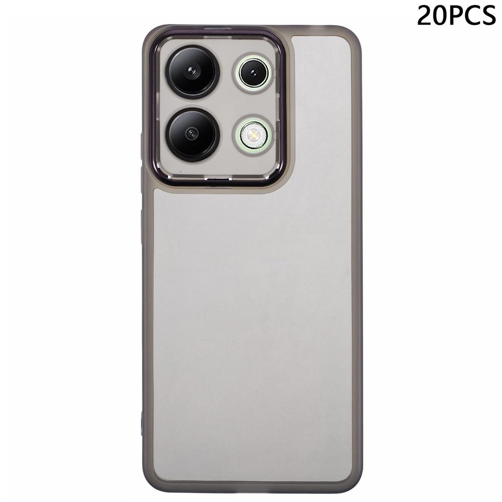 Bulk Purchasing 20Pcs For Xiaomi Redmi Note 13 4G Case Electroplated Camera Frame TPU Phone Cover Precise Cutouts