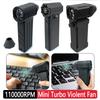 Mini Turbo Violent Fan Speed Adjustable Powerful Blower 110000RPM Turbo Fan 45M/S Built-In Battery for PC Keyboard Camera