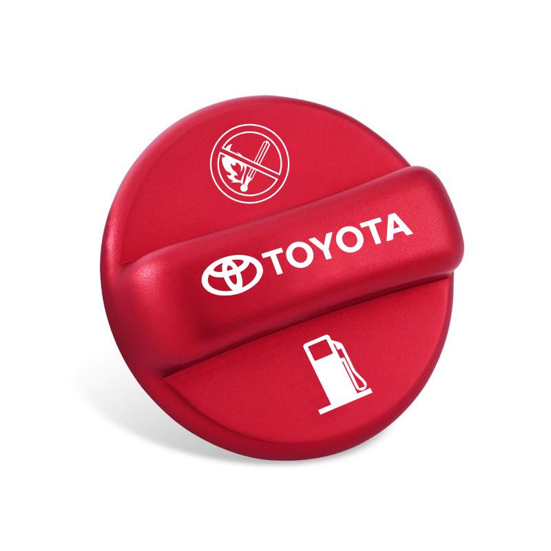 AOU1 Metal Car Fuel Tank Cap Cover Dirt and Scratch Resistant for Toyota RAV4 Highlander Prado Crown Exterior Styling Accessories